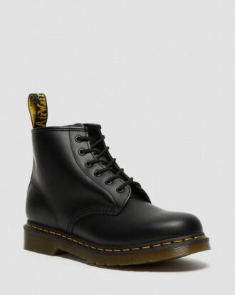 101 Yellow Stitch Smooth Leather Stiefeletten