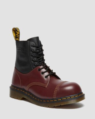 1460 / 1461 MM6 Lederstiefel mit Stahlkappe