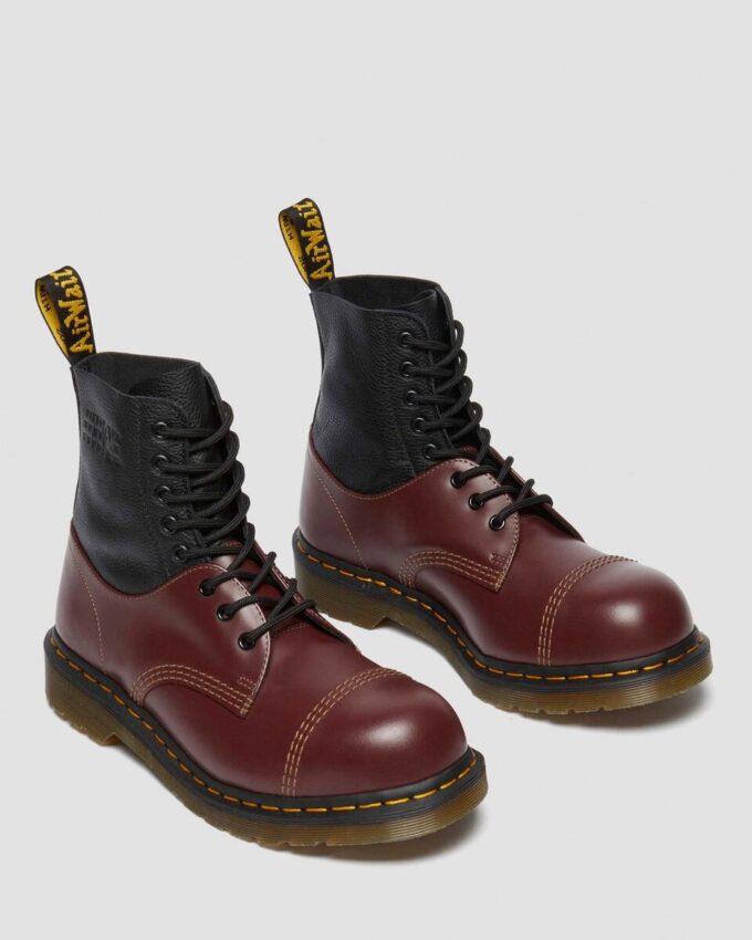 1460 / 1461 MM6 Lederstiefel mit Stahlkappe