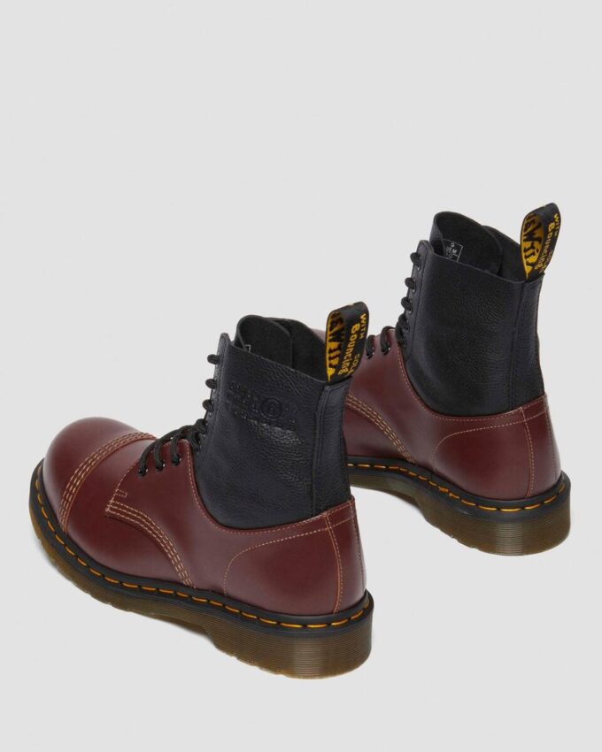 1460 / 1461 MM6 Lederstiefel mit Stahlkappe