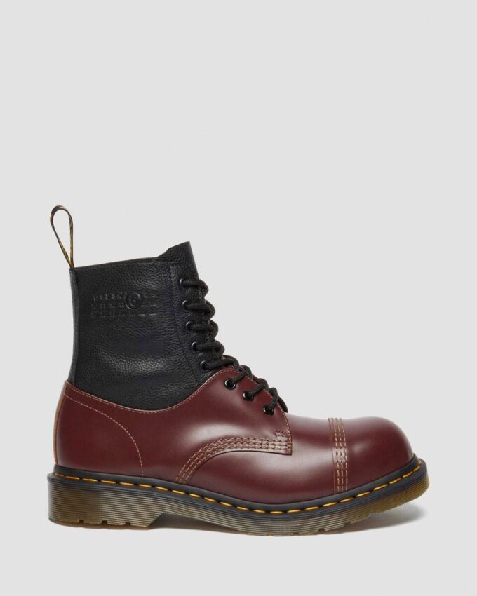 1460 / 1461 MM6 Lederstiefel mit Stahlkappe