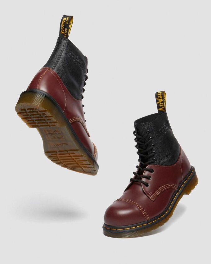 1460 / 1461 MM6 Lederstiefel mit Stahlkappe