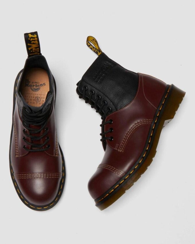 1460 / 1461 MM6 Lederstiefel mit Stahlkappe