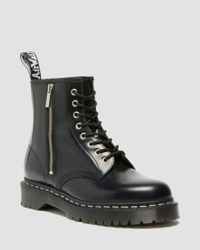 1460 Bex Smooth Leather-Schnürstiefel mit Reißverschluss 1460 Bex Smooth Leather-Schnürstiefel mit Reißverschluss