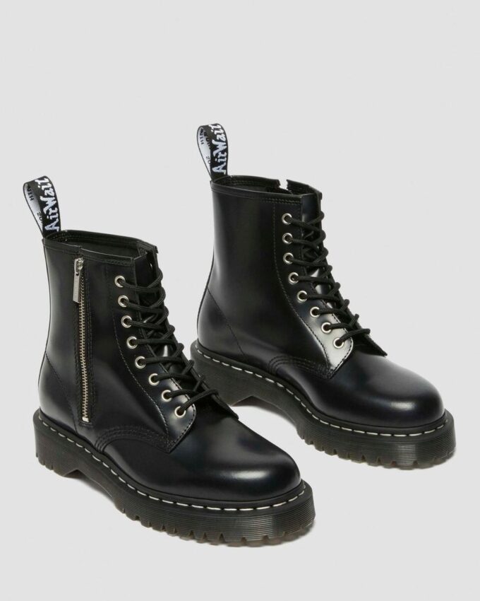 1460 Bex Smooth Leather-Schnürstiefel mit Reißverschluss 1460 Bex Smooth Leather-Schnürstiefel mit Reißverschluss