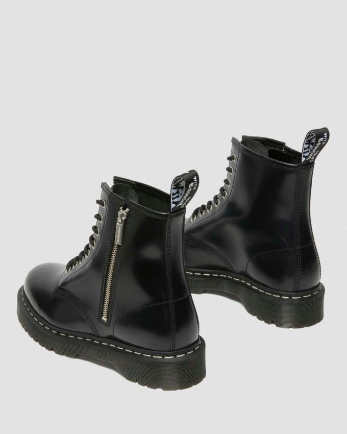 1460 Bex Smooth Leather-Schnürstiefel mit Reißverschluss 1460 Bex Smooth Leather-Schnürstiefel mit Reißverschluss