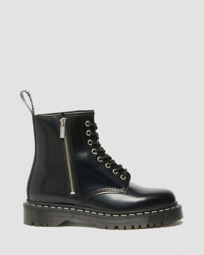 1460 Bex Smooth Leather-Schnürstiefel mit Reißverschluss 1460 Bex Smooth Leather-Schnürstiefel mit Reißverschluss