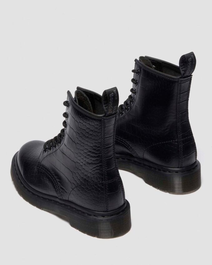 1460 CROCO Stiefel aus Leder mit Krokodilprägung 1460 CROCO Stiefel aus Leder mit Krokodilprägung