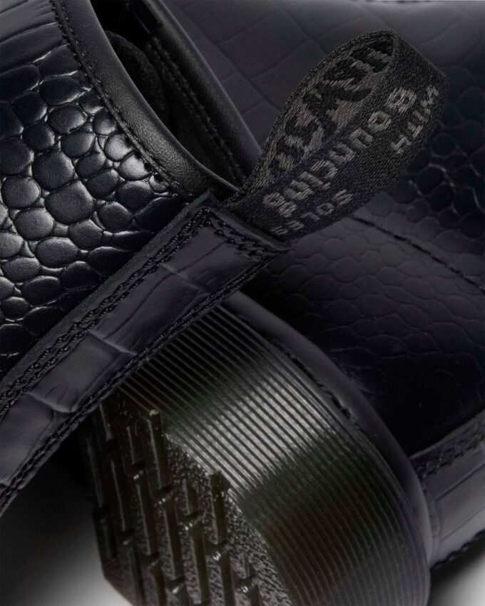 1460 CROCO Stiefel aus Leder mit Krokodilprägung 1460 CROCO Stiefel aus Leder mit Krokodilprägung