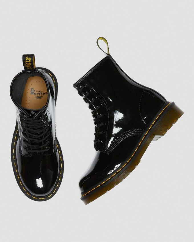 1460 Damen-Schnürstiefel aus Patent Leather