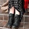 1460 Damen-Schnürstiefel mit Kunstfellfutter