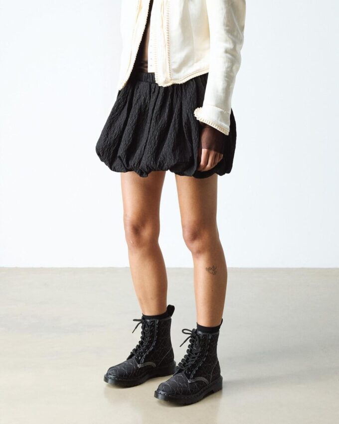 1460 FRILL Leder-Schnürstiefel