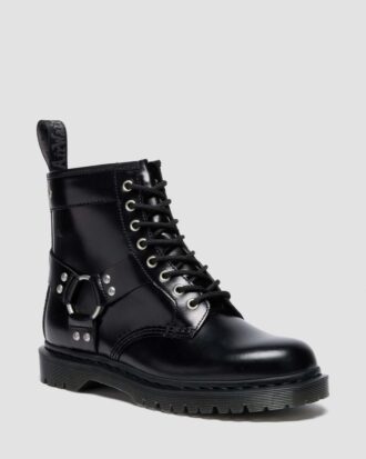 1460 Harness Leder-Schnürstiefel