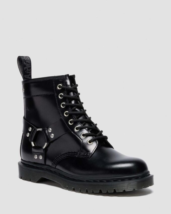 1460 Harness Leder-Schnürstiefel