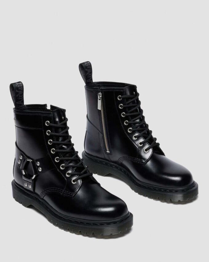 1460 Harness Leder-Schnürstiefel