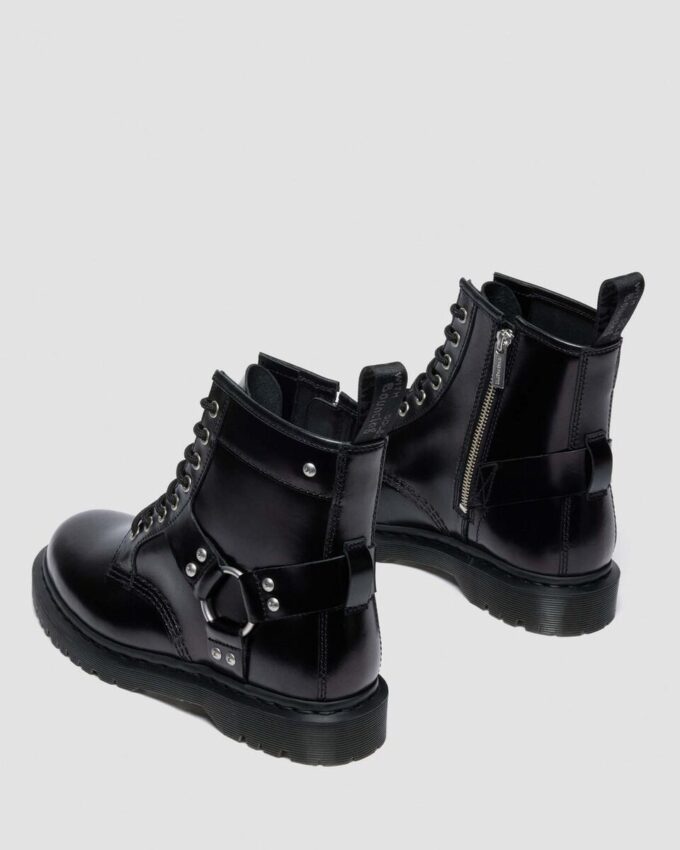 1460 Harness Leder-Schnürstiefel