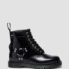 1460 Harness Leder-Schnürstiefel