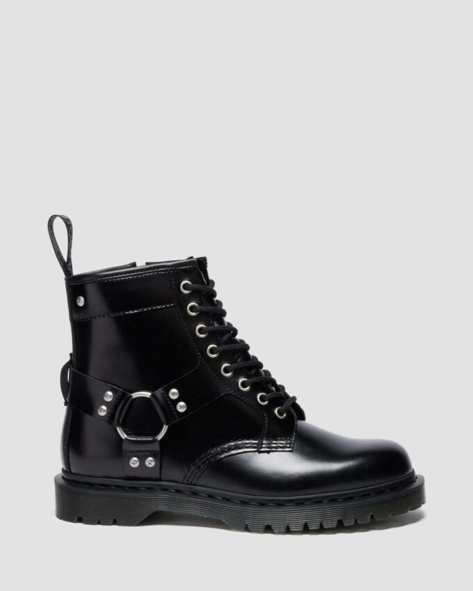 1460 Harness Leder-Schnürstiefel
