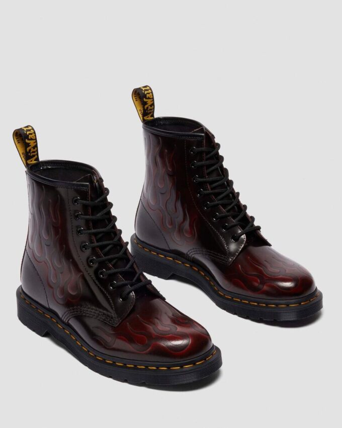 1460 Inferno Arcadia Rub Off Lederstiefel