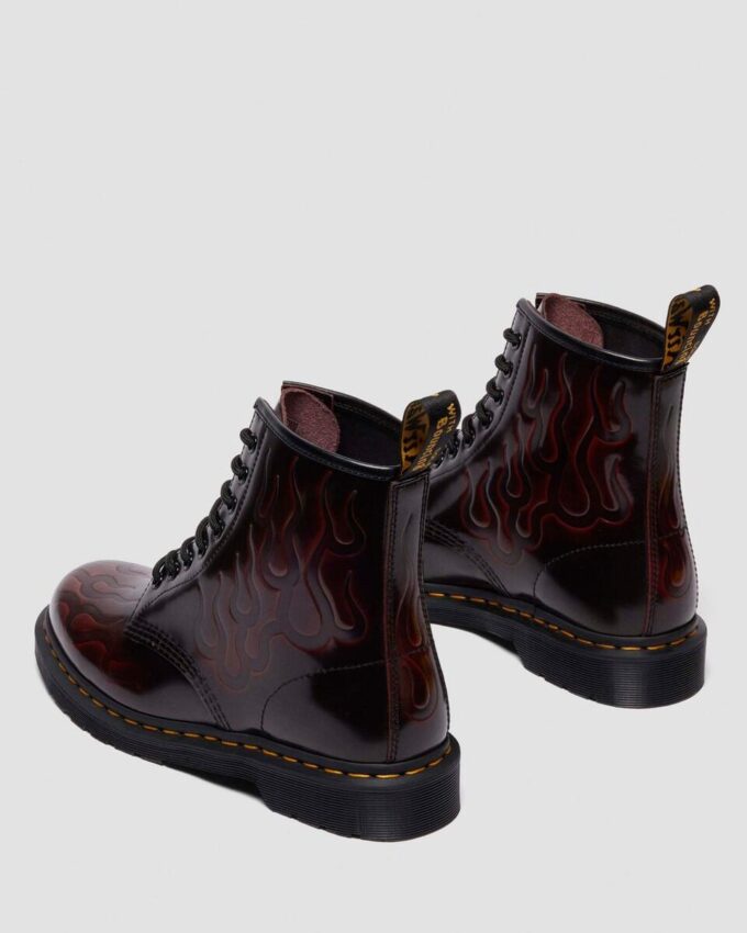 1460 Inferno Arcadia Rub Off Lederstiefel