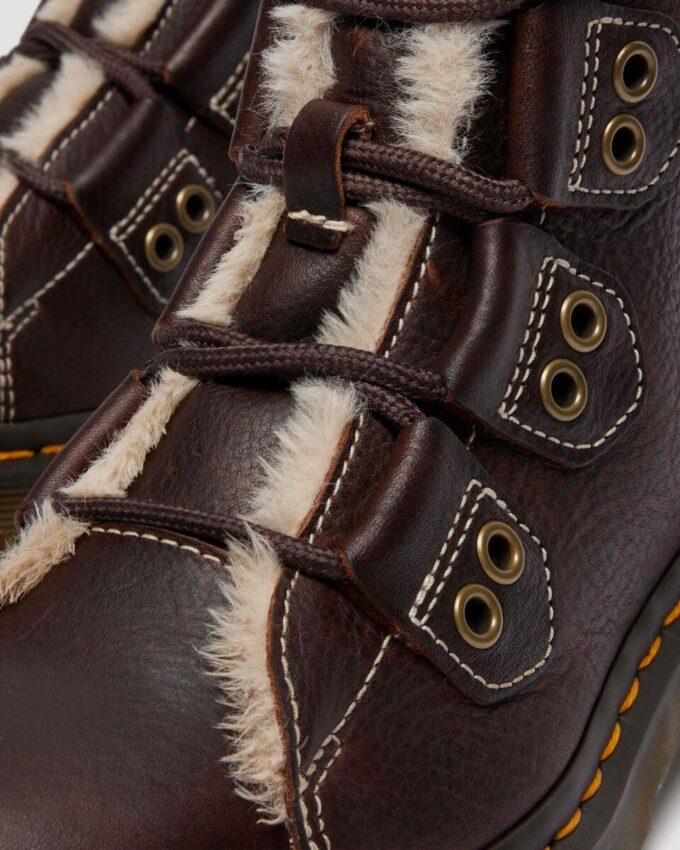 1460 Kunstfellgefütterte Schnürstiefel aus Leder 1460 Kunstfellgefütterte Schnürstiefel aus Leder