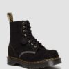 1460 Made in England Emboss Suede Schnürstiefel