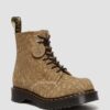 1460 Made in England Emboss Suede Schnürstiefel