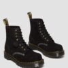 1460 Made in England Emboss Suede Schnürstiefel