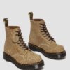 1460 Made in England Emboss Suede Schnürstiefel