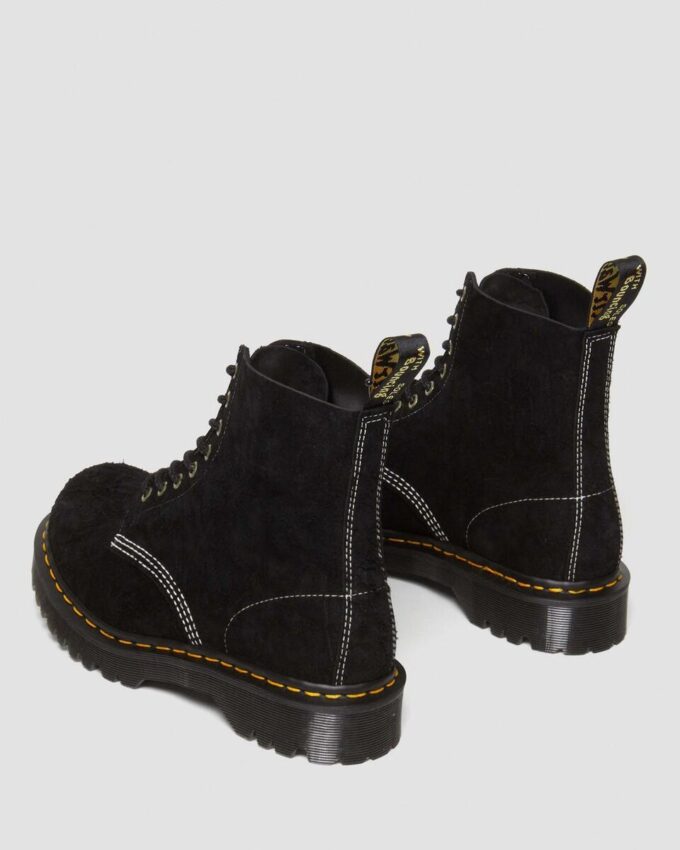 1460 Made in England Emboss Suede Schnürstiefel