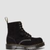 1460 Made in England Emboss Suede Schnürstiefel