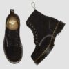 1460 Made in England Emboss Suede Schnürstiefel