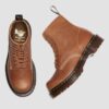 1460 Made in England Soft Boa Embossed Leather Bump Toe Boots