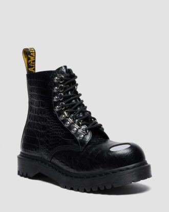 1460 Pascal Bex Lederstiefel mit Stahlkappe