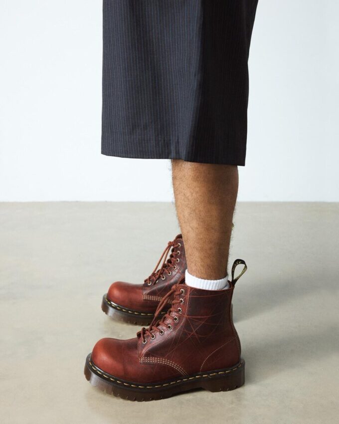 1460 Pascal Bex Made in England Lederstiefel mit Bump Toe 1460 Pascal Bex Made in England Lederstiefel mit Bump Toe