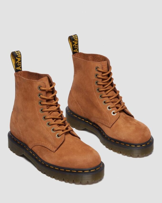 1460 Pascal Bex Schnürstiefel aus weichem Nubukleder 1460 Pascal Bex Schnürstiefel aus weichem Nubukleder