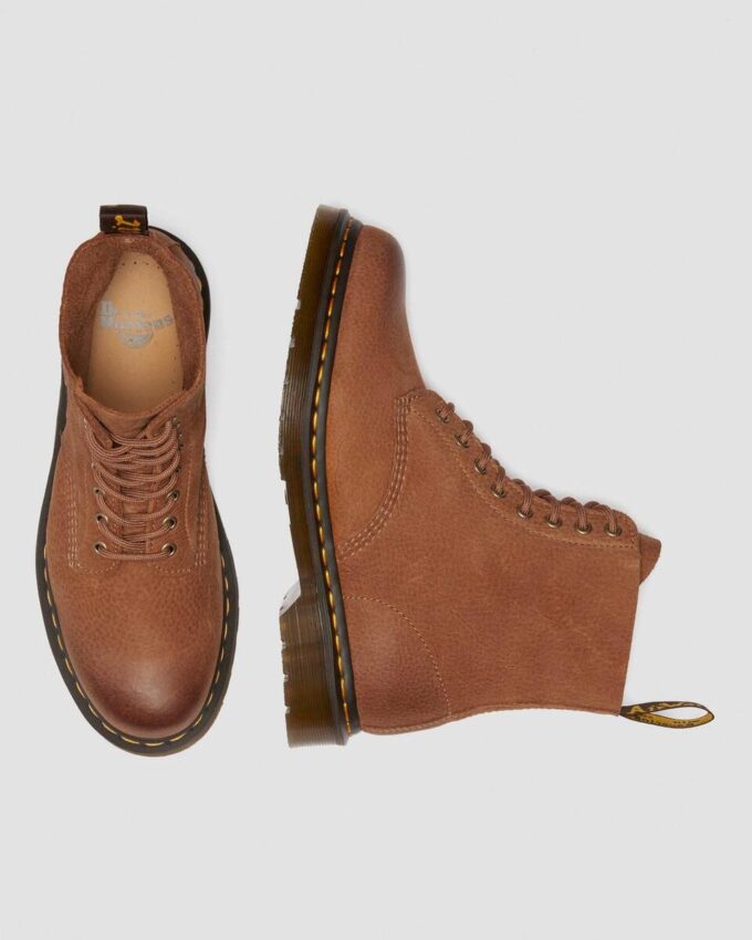 1460 Pascal Tumbled Nubuck Schnürstiefel