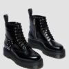 1460 Quad Harness Leder-Platform-Boots 1460 Quad Harness Leder-Platform-Boots