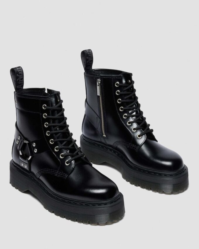1460 Quad Harness Leder-Platform-Boots 1460 Quad Harness Leder-Platform-Boots