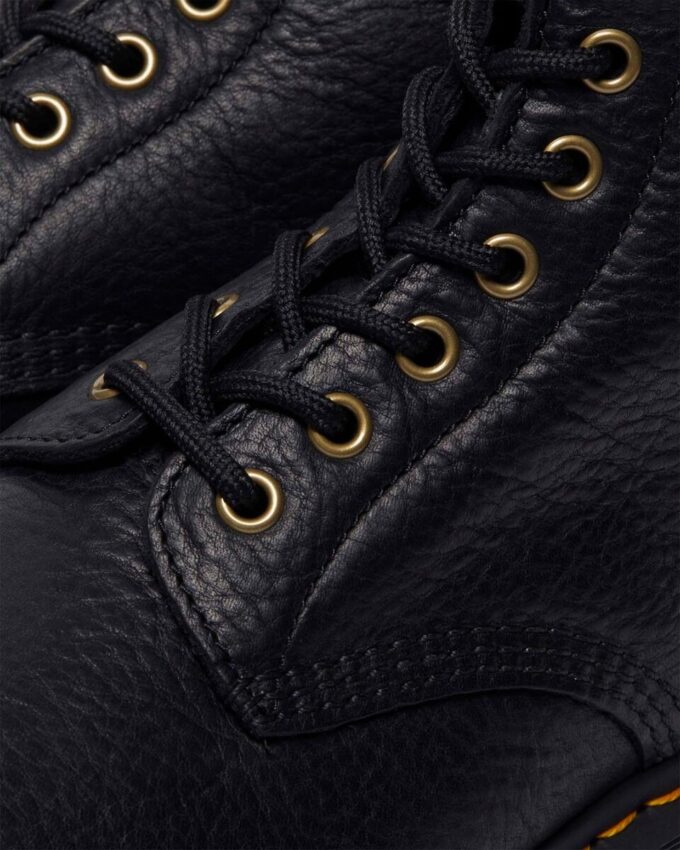 1460 Schnürstiefel aus Grizzly-Leder mit Kunstfellfutter 1460 Schnürstiefel aus Grizzly-Leder mit Kunstfellfutter