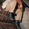 1460 Schnürstiefel aus Grizzly-Leder mit Kunstfellfutter 1460 Schnürstiefel aus Grizzly-Leder mit Kunstfellfutter