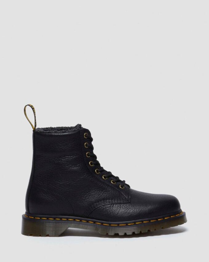 1460 Schnürstiefel aus Grizzly-Leder mit Kunstfellfutter 1460 Schnürstiefel aus Grizzly-Leder mit Kunstfellfutter