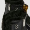 1460 Schnürstiefel aus Leder mit Kunstfellfutter