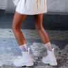 1460 Twist MM6 Smooth Leather-Schnürstiefel mit Virginia Leather 1460 Twist MM6 Smooth Leather-Schnürstiefel mit Virginia Leather