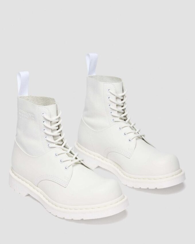 1460 Twist MM6 Smooth Leather-Schnürstiefel mit Virginia Leather 1460 Twist MM6 Smooth Leather-Schnürstiefel mit Virginia Leather