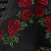 1460 Vonda Schnürstiefel aus Leder mit Blumenmuster
