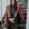 1460 Vonda Schnürstiefel aus Leder mit Blumenmuster