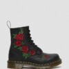 1460 Vonda Schnürstiefel aus Leder mit Blumenmuster