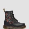 1460 VONDA TF Schnürstiefel aus recyceltem Leder mit Blumenprint 1460 VONDA TF Schnürstiefel aus recyceltem Leder mit Blumenprint