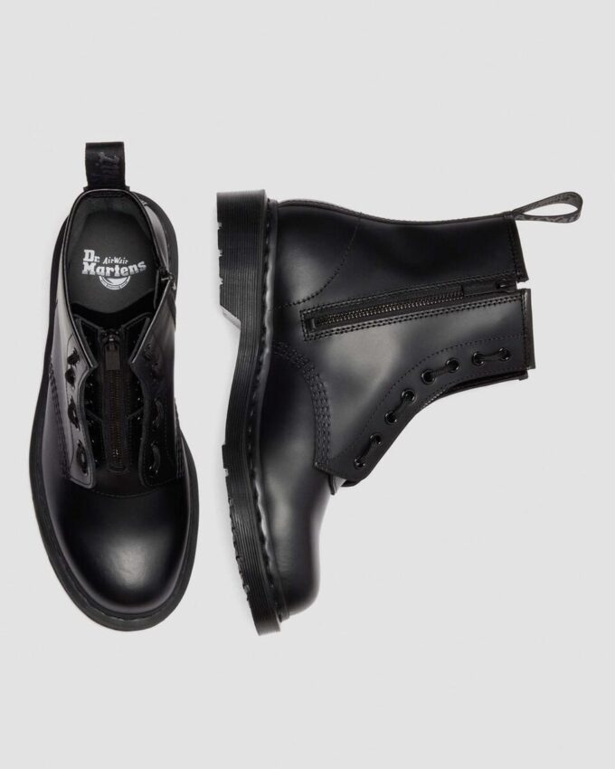 1460 ZIP MONO Smooth Leather Boots 1460 ZIP MONO Smooth Leather Boots